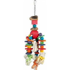 Trixie Wooden Toy - Fajáték parafával nagypapagájok részére (35cm) madárfelszerelés