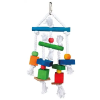 Trixie Wooden Toy on a Rope - Fajáték kötéllel nagypapagájok részére (24cm)