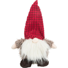 Trixie Xmas plüss törpe 33cm piros játék kutyáknak
