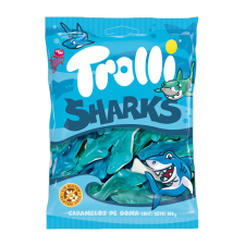 Trolli cápa 100 g (8x12) csokoládé és édesség
