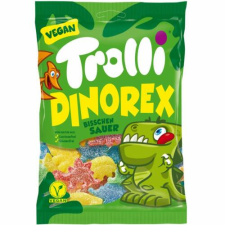  Trolli Dinorex Vegan Gumicukor Enyhén Savanyú 200g csokoládé és édesség