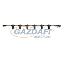 Tronix 010-114 fő kábel fényfüggönyhöz, 6 szálas, 60 cm, fekete, IP44 világítás