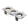 Tronix 148-003 Spot lámpatest 3-as süllyesztett szögletes üres fix 221x80mm IP20 alumínium