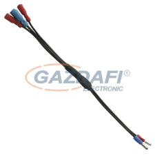 Tronix 535-005 2 ágú elosztó, fekete, IP44, (5 db) kültéri izzósor