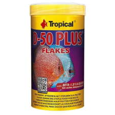 Tropical D-50 Plus 250ml/50g színélénkítő haltáp diszkoszhalaknak haleledel