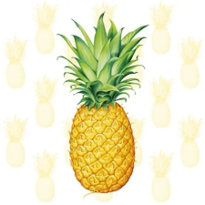  Tropical Fruit papírszalvéta 33x33cm,20db-os asztalterítő és szalvéta