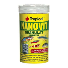 Tropical Nanovit Granulat 100ml/70g granulált haltáp apró akváriumi halaknak haleledel