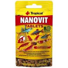 Tropical Nanovit Tablets 10g/70db fehérje tartalmú haltáp apró halaknak haleledel