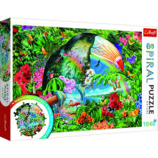Tropikus állatok spirál puzzle 1040 darabos puzzle, kirakós