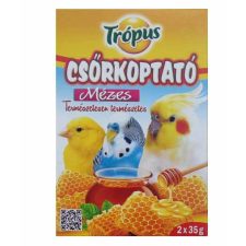 ,TRÓPUS, Trópus | Csőrkoptató - ízesített (mézes) díszmadarak részére - 2x35g madáreledel