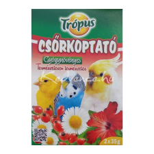 ,TRÓPUS, Trópus Csőrkoptató Zöldséges 2x35g vitamin madaraknak