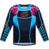 TROY LEE DESIGNS GP Pro Gyerek Mez - Framework Fekete/Cyan TROY LEE DESIGNS  Sisakok és ruházat Motocross ruházat Motocross mezek