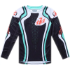 TROY LEE DESIGNS GP Pro Youth Jersey - Roller fekete/türkiz gyerek mez TROY LEE DESIGNS  Sisakok és ruházat Motocross ruházat Motocross mezek