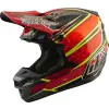 TROY LEE DESIGNS SE5 Karbon Mips Bukósisak - Wings Piros TROY LEE DESIGNS Sisakok és ruházat Sisakok és tartozékok Offroad sisakok