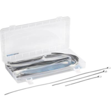 TRU COMPONENTS Kábelkötegelő készlet, rozsdamentes acél, Tru Components (1564900) villanyszerelés