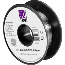 TRU COMPONENTS Optikai kábel, 1.0 mm x 100 m, Tru Components kábel és adapter
