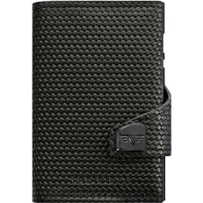 Tru Virtu Kattintson és csúsztassa Diagonal Carbon Black Wallet-ot túrahátizsák
