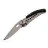  True Utility Skeletonknife, TU571K, 4 cm rozsdamentes acél penge, eloxált alumínium tok, karabíner rögzítési pont, jobb és balkezes