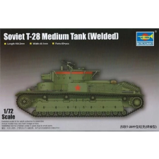TRUMPETER 1/72 T-28 közepes tank modell hegesztett változat makett