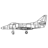  Trumpeter A-4C Sky Hawk 1:700 (03472)