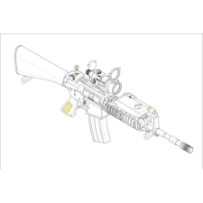  Trumpeter AR15/M16/M4 FAMILY-SR16 1:3 (01912) makett