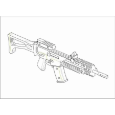  Trumpeter G36 KSK 1:35 (00517) makett