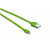 Trust 20138 Flat Micro-USB kábel 1m lime