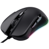 Trust GXT 922 Ybar vezetékes optikai egér, 7200 dpi, RGB megvilágítás, fekete (24729)