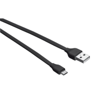 Trust Urban lapos Micro-USB - USB adat/töltőkábel 1m fekete (20135) (20135) kábel és adapter