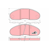TRW fékbetétkészlet, tárcsafék TRW GDB1077