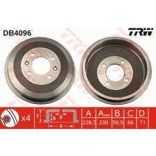 TRW Fékdob TRW DB4096 fékdob