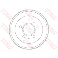 TRW fékdob TRW DB4453 autóalkatrész