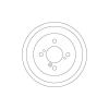 TRW fékdob TRW DB4476