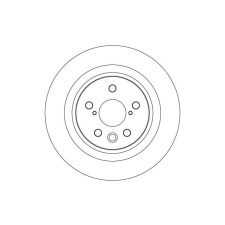 TRW féktárcsa TRW DF3978 autóalkatrész