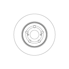 TRW féktárcsa TRW DF4630 autóalkatrész