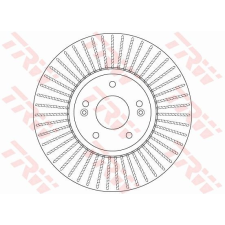 TRW Féktárcsa TRW DF6222 féktárcsa
