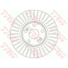 TRW Féktárcsa TRW DF6233S féktárcsa