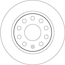 TRW féktárcsa TRW DF6553 féktárcsa
