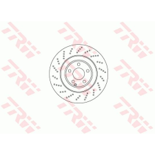 TRW Féktárcsa TRW DF6668S féktárcsa