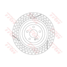 TRW Féktárcsa TRW DF6822S féktárcsa