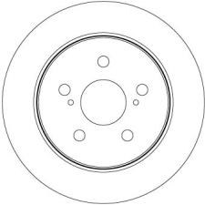 TRW féktárcsa TRW DF8335 féktárcsa