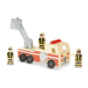 Tryco Melissa & Doug Fa jármű, létrás tűzoltóautó