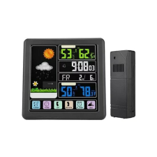 TS-3310 VEZETÉKNÉLKÜLI IDŐJÁRÁS-ELŐREJELZŐ ÁLLOMÁS ÉBRESZTŐÓRÁVAL (FEKETE) ébresztőóra