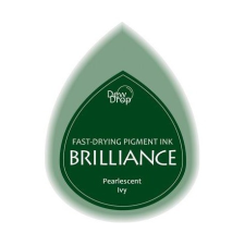 Tsukineko Gyöngyház bélyegzőpárna BD-64, Brilliance / Pearlescent Ivy - Borostyán (1 db) bélyegző