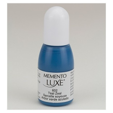 Tsukineko Textil tintapárna utántöltő , Memento Luxe Inker / Teal Zeal - (1 db) bélyegző