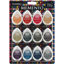 Tsukineko Tintapárna készlet - Snow Cones - Memento Dew Drop Ink Pad (12 db) bélyegző