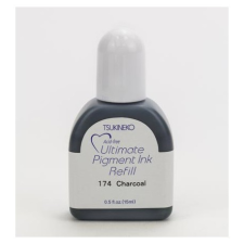 Tsukineko Tintapárna utántöltő , VersaColor Inker / Charcoal - (1 db) bélyegző