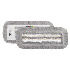TTS Cleaning S.R.L. Mop mikroszálas+pamut SZÜRKE - 40X13cm, bebújós takarító és háztartási eszköz