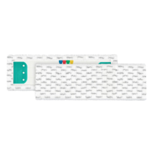 TTS Cleaning S.R.L. TTS Mop mikroszálas SZÜRKE KIS CSÍKOS - 40X13cm, csiptetős takarító és háztartási eszköz