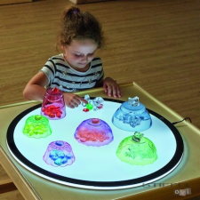 TTS Kör alakú fénypanel interaktív babajáték